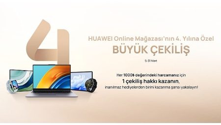 1 milyona yakın cihazı tüketicilerle buluşturan HUAWEI Online Mağaza 4.yaşını kutluyor