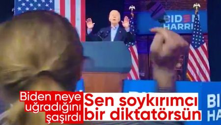 Biden’a Filistin tepkisi: Sen soykırımcı bir diktatörsün Joe