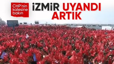 Cumhurbaşkanı Erdoğan, İzmir’de coşkuyla karşılandı