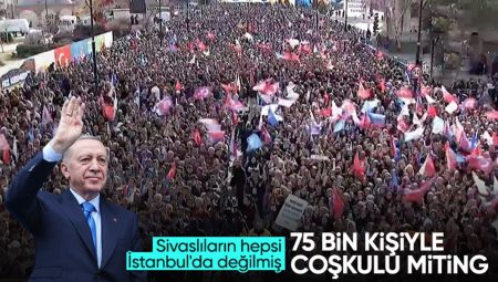 Cumhurbaşkanı Erdoğan, Sivas’ta coşkulu bir kalabalık tarafından karşılandı