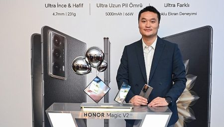 Dünyanın En İnce ve En Hafif İçe Katlanan Telefonu HONOR Magic V2 Şimdi Türkiye’de!