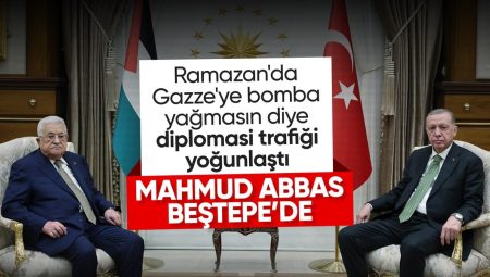 Filistin Devlet Başkanı Ankara’da! Cumhurbaşkanı Erdoğan kabul etti