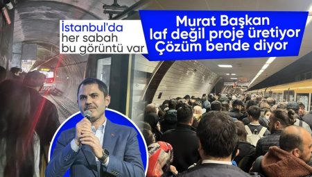 Murat Kurum’dan metro arızası paylaşımı: Nisanda kurtuluyoruz!