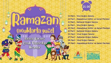 Nevşehir Belediye’nden Çocuklara Ramazan Müjdesi