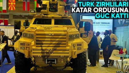 Türk zırhlısı Ejder Yalçın, 400’den fazla araçla Katar’a güç katıyor