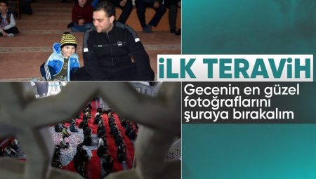 Yurdun dört bir yanında camiler, ilk teravih namazı için doldu