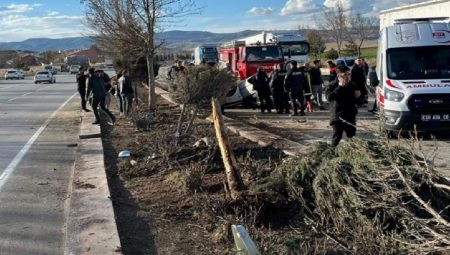 Afyonkarahisar’da otomobil kazası: Sürücü hayatını kaybetti