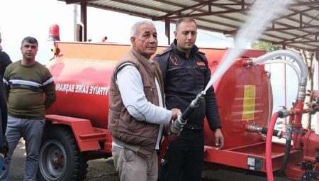 Aydın Büyükşehir Belediyesi’nin Yangın Söndürme Tankeri Dağıtımı Sürüyor