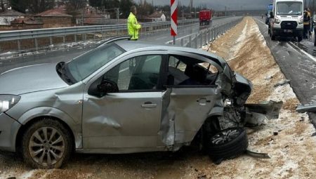 Çorum’da 5 ayrı trafik kazası: 1 ölü 10 yaralı