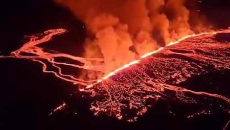 İzlanda’da yanardağ patlamadı! Lav akışı yavaşladı