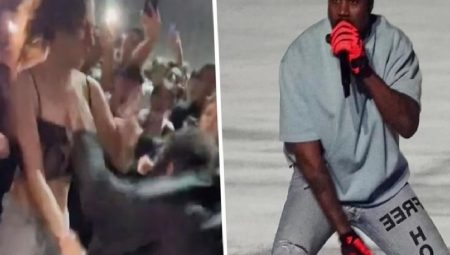 Kanye West’in konserinde ortalık karıştı! Trans birey önüne geçen herkesi yumrukladı