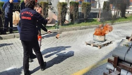 Kocaeli İtfaiyesi eğitimlerine devam ediyor