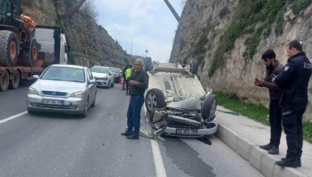 Şanlıurfa’da Otomobil Devrildi, Sürücü Yaralandı