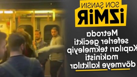 İzmir’de metro arızalanınca ortalık karıştı: Kavga çıktı, kapıları tekmelediler