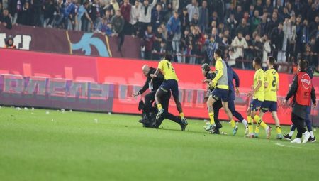 Trabzonspor – Fenerbahçe maçının ardından koridorda yaşananlar